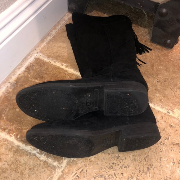 Girls Faux-suede tall boots~ Size 3 - Picture 3 of 11